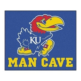 Fanmats 14650 University Of Kansas Nylon Universal Man Cave Tailgater Rug