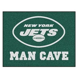 Fanmats 14344 Nfl New York Jets Nylon Universal Man Cave All-Star Mat