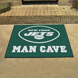 Fanmats 14344 Nfl New York Jets Nylon Universal Man Cave All-Star Mat