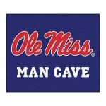 Fanmats 14674 University Of Mississippi Ole Miss Logo Nylon Universal Man Cave Tailgater Rug