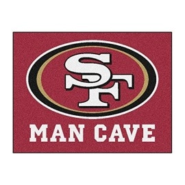 Fanmats - 14364 Nfl - San Francisco 49Ers Man Cave Rug - 34 In. X 42.5 In. 34X45