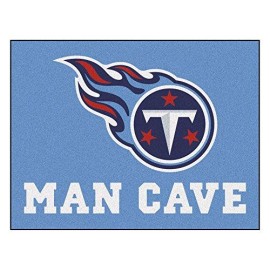 Fanmats 14380 Nfl Tennessee Titans Nylon Universal Man Cave All-Star Mat , 34X45