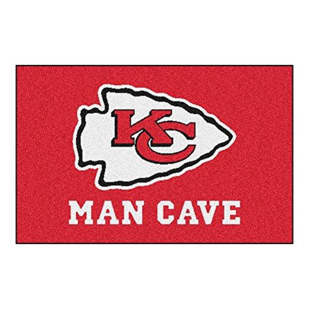 Fanmats 14321 Nfl Kansas City Chiefs Nylon Universal Man Cave Starter Rug