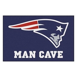 Fanmats 14333 Nfl New England Patriots Nylon Universal Man Cave Starter Rug