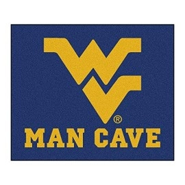 Fanmats 14722 West Virginia University Nylon Universal Man Cave Tailgater Rug