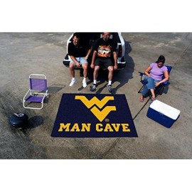 Fanmats 14722 West Virginia University Nylon Universal Man Cave Tailgater Rug