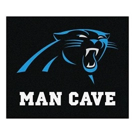 Fanmats 14279 Nfl Carolina Panthers Nylon Universal Man Cave Tailgater Rug