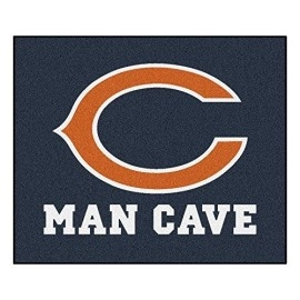 Fanmats 14283 Nfl Chicago Bears Nylon Universal Man Cave Tailgater Rug