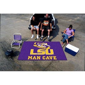 Fanmats 14567 Louisiana State University Nylon Universal Man Cave Ultimat Rug