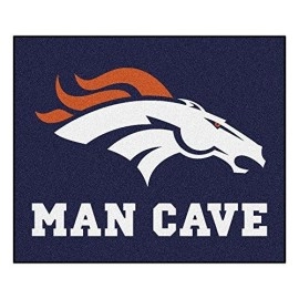 Fanmats 14299 Nfl Denver Broncos Nylon Universal Man Cave Tailgater Rug