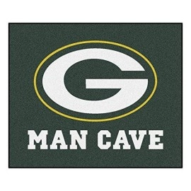 Fanmats 14307 Nfl Green Bay Packers Nylon Universal Man Cave Tailgater Rug , 6072