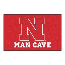 Fanmats 14683 University Of Nebraska Nylon Universal Man Cave Ultimat Rug