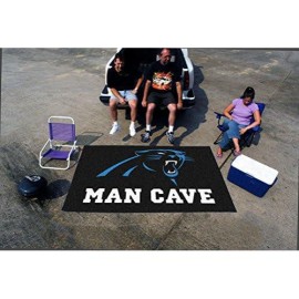 Fanmats 14278 Nfl Carolina Panthers Nylon Universal Man Cave Ultimat Rug