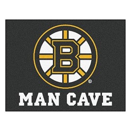 Fanmats 14393 Nhl Boston Bruins Nylon Universal Man Cave All-Star Mat