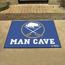 Fanmats 14397 Nhl Buffalo Sabres Nylon Universal Man Cave All-Star Mat