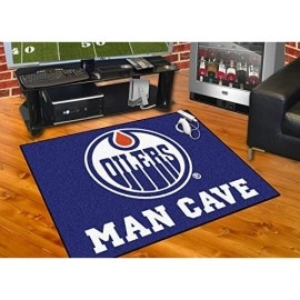 Fanmats 14429 Nhl Edmonton Oilers Nylon Universal Man Cave All-Star Mat