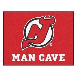Fanmats 14453 Nhl New Jersey Devils Nylon Universal Man Cave All-Star Mat