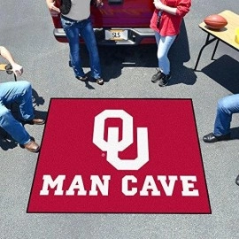 Fanmats 14686 University Of Oklahoma Nylon Universal Man Cave Tailgater Rug