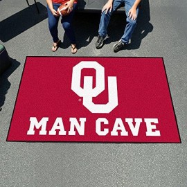 Fanmats 14687 University Of Oklahoma Nylon Universal Man Cave Ultimat Rug