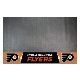 FANMATS 14245 Philadelphia Flyers Vinyl Grill Mat - 26in. x 42in. - Deck Patio Protective Mat | Oil, flame, and UV resistant