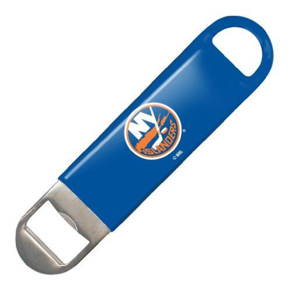 Nhl New York Islanders Vinyl Covered Long Neck Bottle Opener