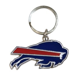 NFL Siskiyou Sports Fan Shop Buffalo Bills Chrome & Enameled Key Chain One Size Team Colors