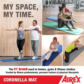 Airex Cornella 200 Exercise Mat Extra Long Fitness Mat, Grey (79