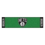 Fanmats 9343 Nba Brooklyn Nets Nylon Putting Green Mat