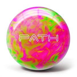 Pyramid Path Bowling Ball (Hot Pink/Lime Green, 12LB)