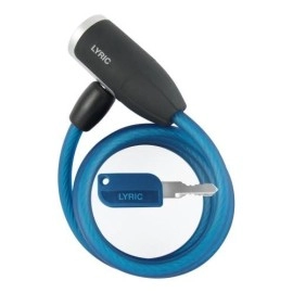 Wordlock Wlx Hex Matchkey Cable Bike Lock, Blue, 8Mm/5-Feet