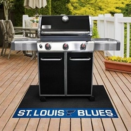 Fanmats Nhl St. Louis Blues Grill Mat, Small, 26 X 42