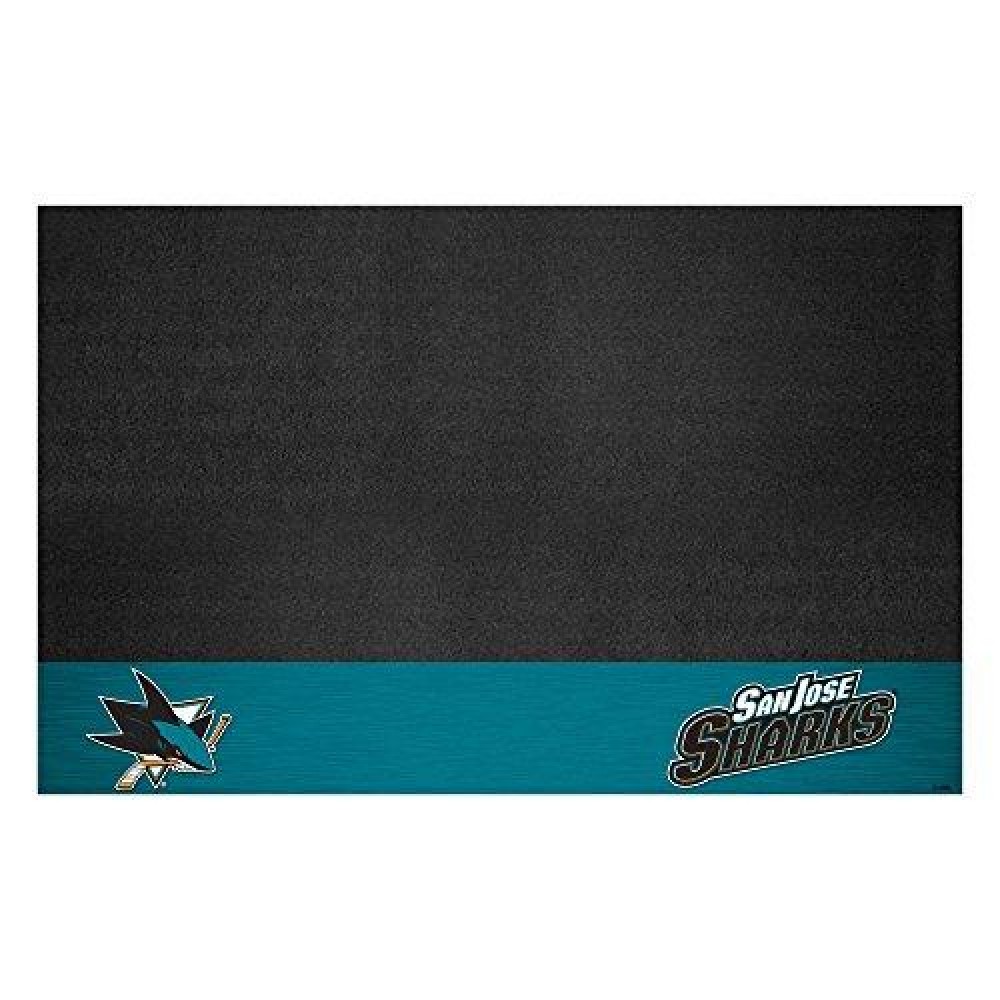 Fanmats - 14248 Nhl - San Jose Sharks Grill Mat - 26In. X 42In. 26 X 42