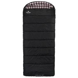 Teton Sports Outfitter Xxl Sleeping Bag; Warm And Comfortable For Camping , Black