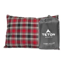 Teton Sports Camp Pillow; Great For Travel, Camping And Backpacking; Washable, Grey, 12 X 18 Inches ; 9.6 Ounces