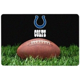 NFL Indianapolis Colts Classic Football Pet Bowl Mat, Large