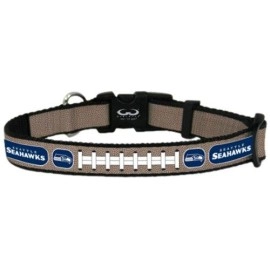 NFL Seattle Seahawks Reflective Football Collar, Medium