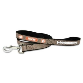 NCAA Clemson Tigers Reflective Football Leash, Small