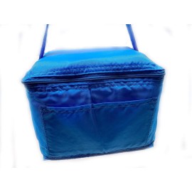 Koolpak Lot of 3 pcs Blue Insulated Cooler Lunch Bag Six Pack Size