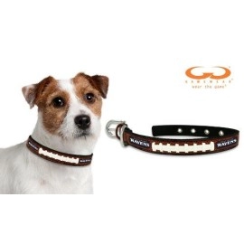 NFL Baltimore Ravens Classic Leather Football Collar, Small