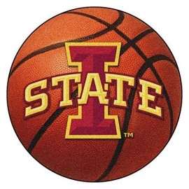 Fanmats 7 Iowa State University Cyclones Nylon Basketball Rug