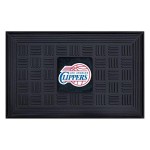 Fanmats 11412 Nba Los Angeles Clippers Medallion Door Mat, 19 X 30