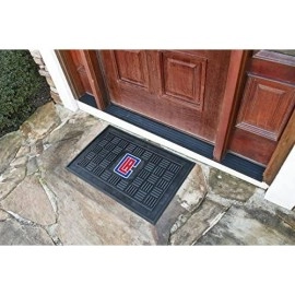 Fanmats 11412 Nba Los Angeles Clippers Medallion Door Mat, 19 X 30