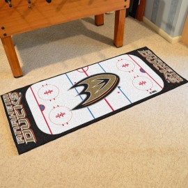 FANMATS 10631 Anaheim Ducks Rink Runner - 30in. x 72in.