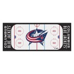 Fanmats 10576 Nhl Columbus Blue Jackets Nylon Hockey Rink Runner