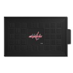 FANMATS 11484 Washington Capitals Heavy Duty Vinyl Medallion Outdoor Door Mat - 19.5in. x 31in.