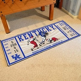 Fanmats 8262 University Of Kentucky Wildcats Nylon College Basketball Runner