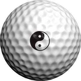 Golfdotz | Yin Yang | Golf Ball Markers, Golf Accessories, Golf Ball Identity Marker