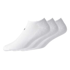 FootJoy -Men's ComfortSof Low -Cut 3-Pack Socks White Size 7-12