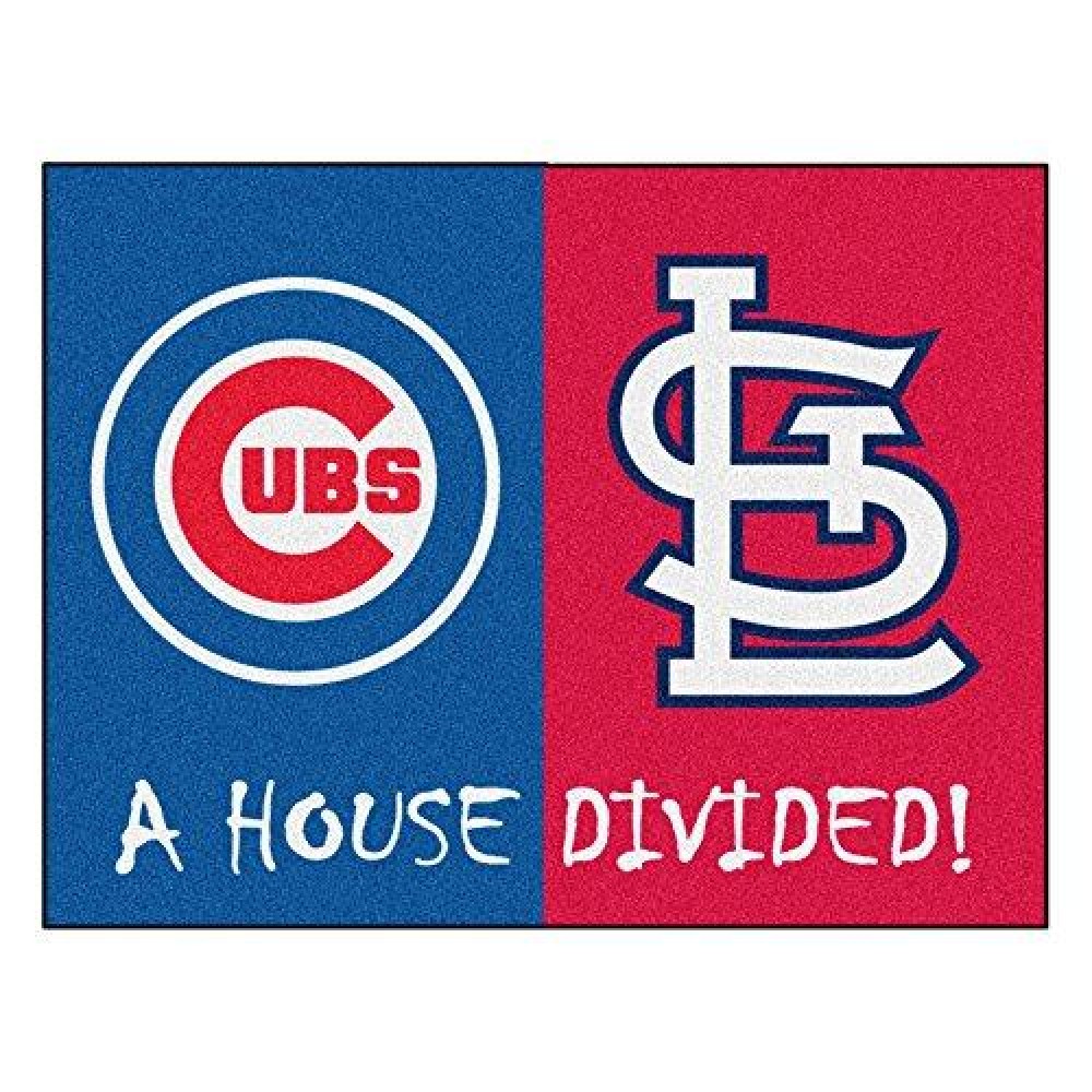 Fanmats St. Louis Cardinals House Divided Rugs