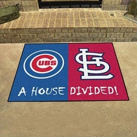 Fanmats St. Louis Cardinals House Divided Rugs
